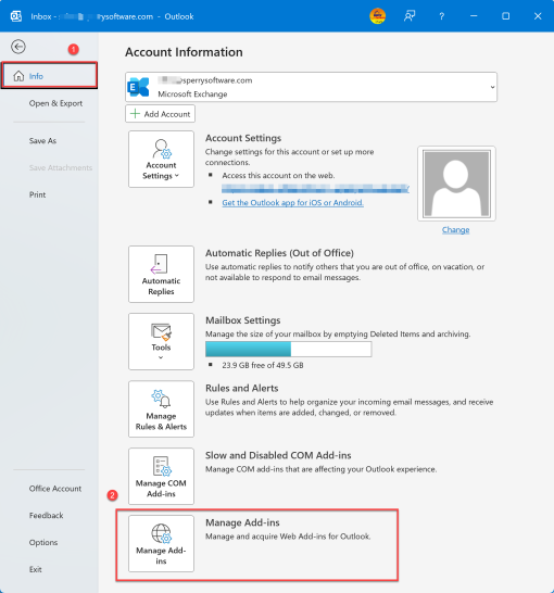 Installing Or Removing The Safeguard Send Add In For Office 365