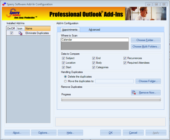 Image Of Duplicate Appointments Eliminator For Outlook Add in