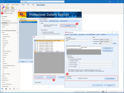 Save As PDF Pro For Outlook Can Now Schedule Conversions