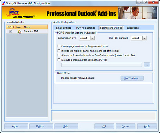 Save As PDF for Outlook